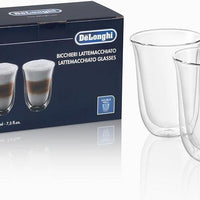 DeLonghi - Pack of 2 Latte Macchiato Glasses - DLSC312