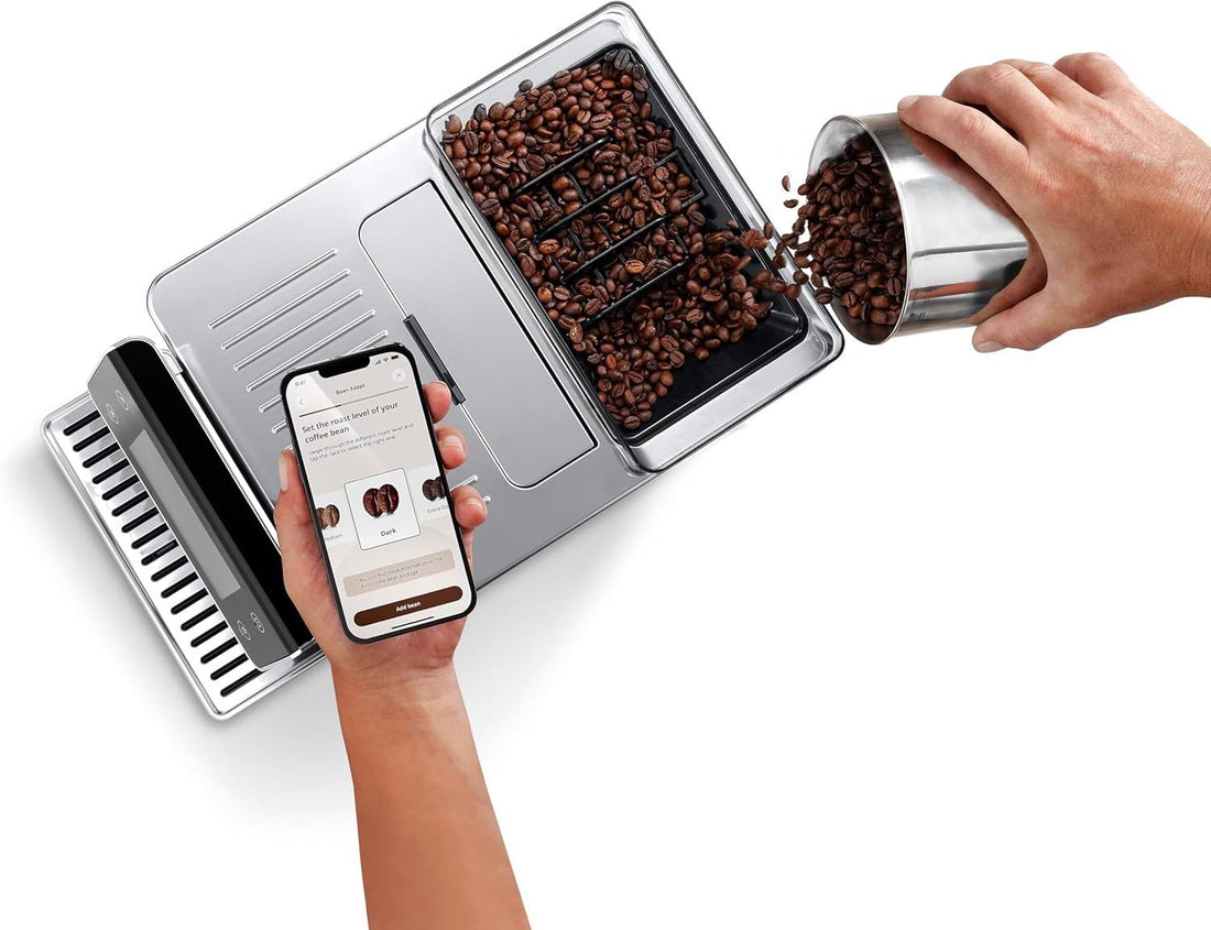 DeLonghi - PrimaDonna Aromatic Fully Automatic Espresso Machine, Titanium - ECAM63075TM