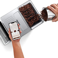 DeLonghi - PrimaDonna Aromatic Fully Automatic Espresso Machine, Titanium - ECAM63075TM