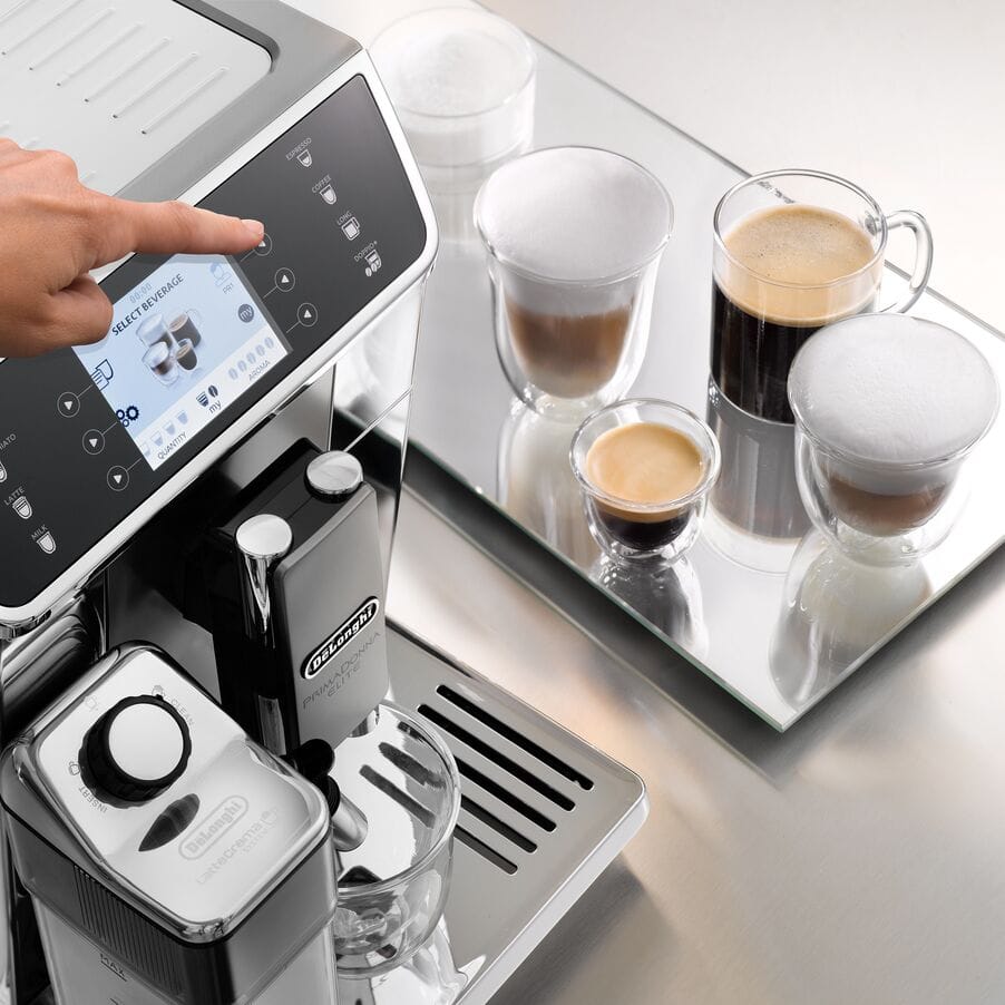 DeLonghi - PrimaDonna Elite Supper Automatic Espresso/Cappuccino Machine - ECAM65055MS - DISCONTINUED