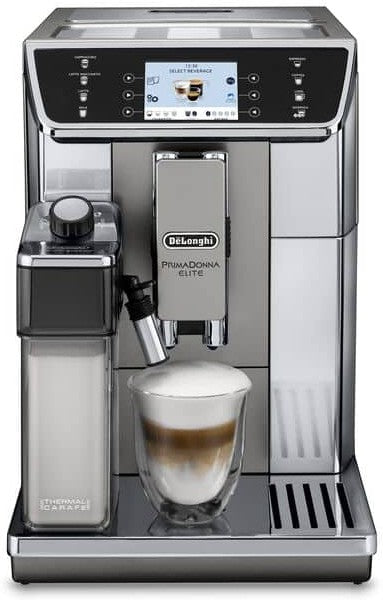 DeLonghi - PrimaDonna Elite Supper Automatic Espresso/Cappuccino Machine - ECAM65055MS