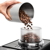 DeLonghi - Rivelia Fully Automatic Onyx Black Coffee Machine with LatteCrema Milk System - EXAM44055B