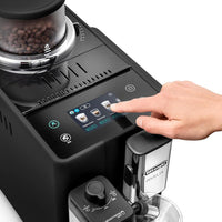DeLonghi - Rivelia Fully Automatic Onyx Black Coffee Machine with LatteCrema Milk System - EXAM44055B