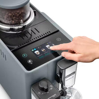 DeLonghi - Rivelia Fully Automatic Pebble Grey Coffee Machine with LatteCrema Milk System - EXAM44055G