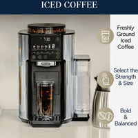 DeLonghi - TrueBrew Stainless Steel Automatic Coffee Machine With Thermal Carafe - CAM51035M