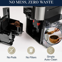 DeLonghi - TrueBrew Stainless Steel Automatic Coffee Machine With Thermal Carafe - CAM51035M