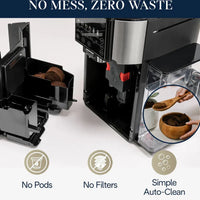 DeLonghi - TrueBrew Stainless Steel Fully Automatic Drip Coffee Machine - CAM51025MB