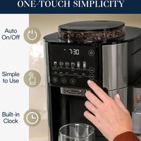 DeLonghi - TrueBrew Stainless Steel Fully Automatic Drip Coffee Machine - CAM51025MB