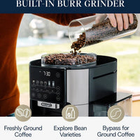 DeLonghi - TrueBrew Stainless Steel Fully Automatic Drip Coffee Machine - CAM51025MB
