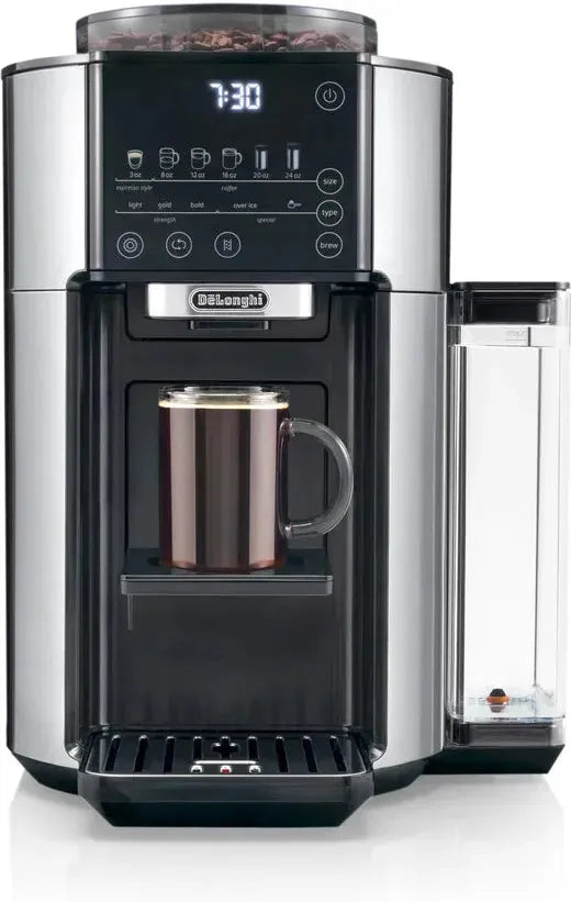 DeLonghi - TrueBrew Stainless Steel Fully Automatic Drip Coffee Machine - CAM51025MB