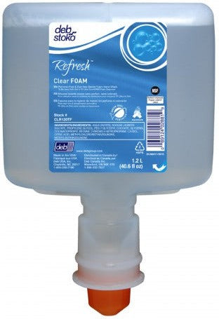 Deb Group - 1 L Clear Foam Wash Soap TFII, 3bt/cs - CLR120TF