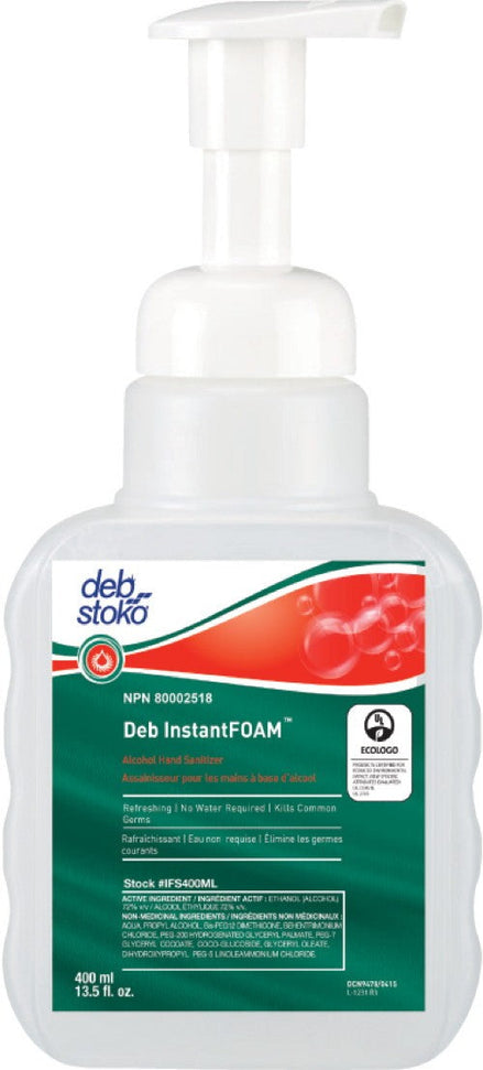 Deb Group - 400 ml Instant Foam Hand Sanitizer, 6Bt/Cs - IFS400ML/IFS400CAP