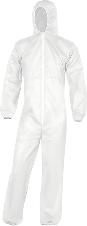 Degil Safety - Polypropylene White Large Disposable Overalls With Hood - PO106BCGT