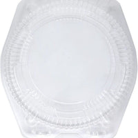 Detroit Forming - 10" Shallow Pie Plastic Hinged Container, 100/Cs - LBH-111