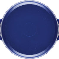 Disney Bake with Mickey - Farberware Disney Bon Voyage 4.75 Qt Blue Pre-Seasoned Cast Iron Dutch Oven/Casserole Pan with Lid - 49039-C