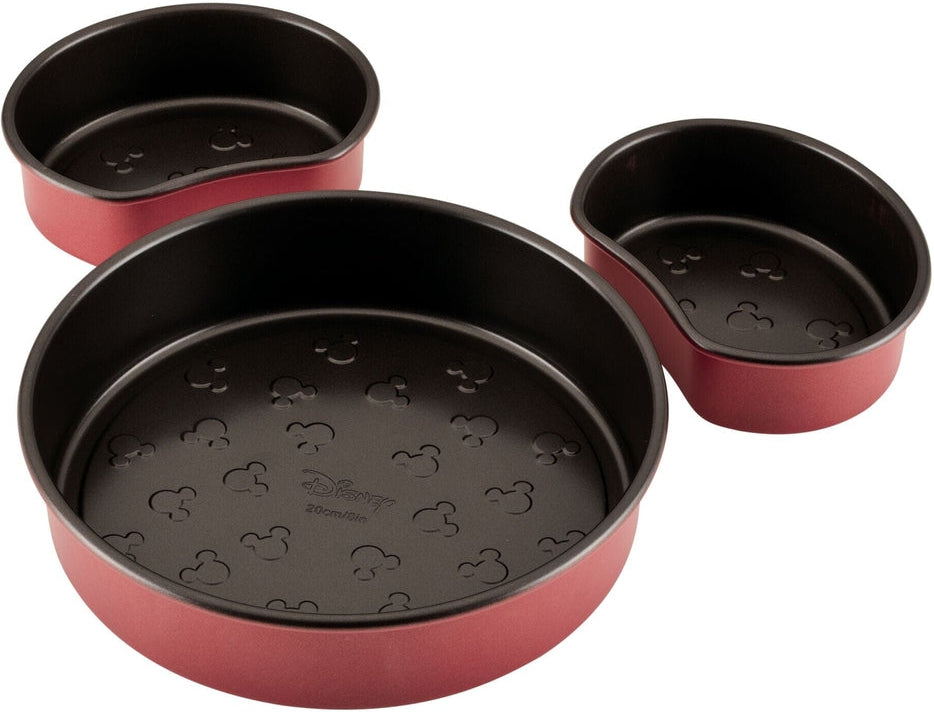 Disney Bake with Mickey - Head Cake Pan, Pack of 3 PC - 48803-C