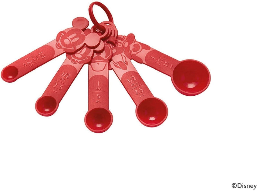 Disney Bake with Mickey - Plastic Measuring Spoons, Pack of 5 - 48806-C