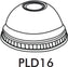 Dome Lid 1600 Series PET Cup, 1000/Cs - PLD16