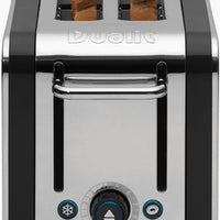Dualit - Design Series Black & Steel 2 Slice Toaster - DDS26555