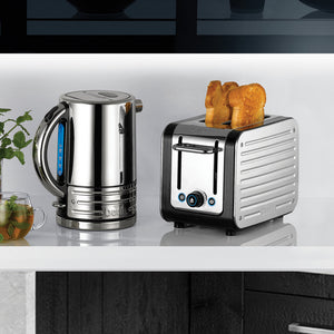 Dualit - Design Series Black & Steel 2 Slice Toaster - DDS26555