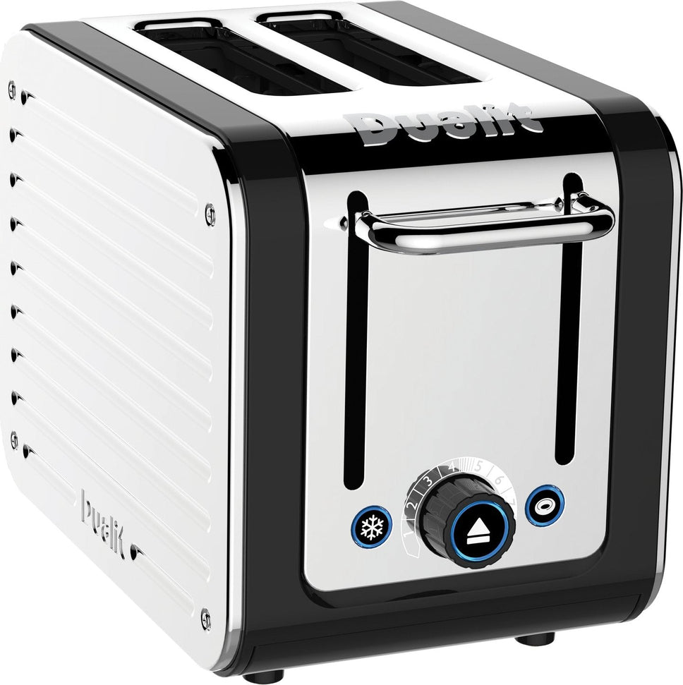 Dualit - Design Series Black & Steel 2 Slice Toaster - DDS26555