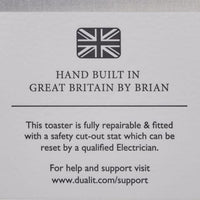 Dualit - NewGen 2 Slice Matt Porcelain Toaster - DU-CTPW-2