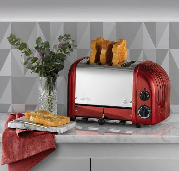 Dualit - NewGen 4 Slice Apple Candy Red Toaster - DU-CTAR-4
