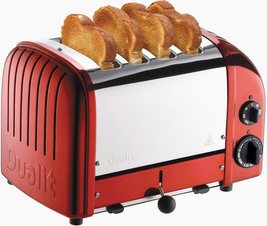 Dualit - NewGen 4 Slice Apple Candy Red Toaster - DU-CTAR-4