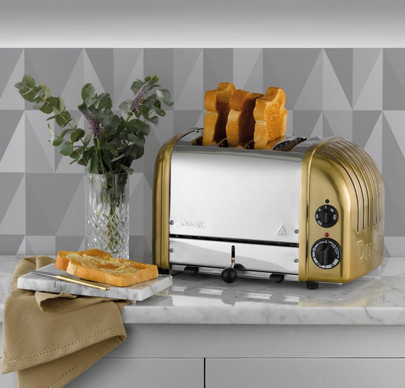 Dualit - NewGen 4 Slice Brass Toaster - DU-CTBR-4