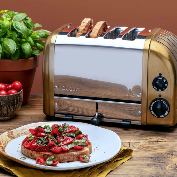 Dualit - NewGen 4 Slice Brass Toaster - DU-CTBR-4