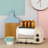 Dualit - NewGen 4 Slice Canvas White Toaster - DU-CTCW-4