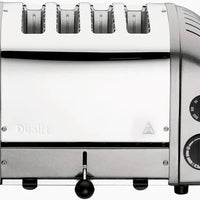 Dualit - NewGen 4 Slice Metallic Silver Toaster - DU-CTAG-4