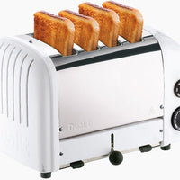 Dualit - NewGen 4 Slice White Toaster - DU-CTW-4