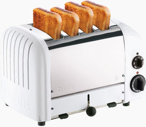 Dualit - NewGen 4 Slice White Toaster - DU-CTW-4