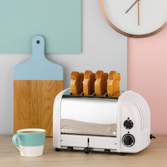 Dualit - NewGen 4 Slice White Toaster - DU-CTW-4