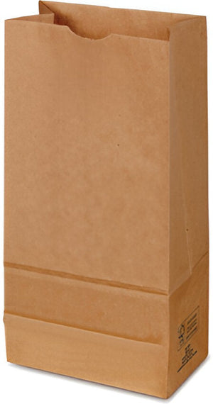 Duro - 8.25" X 5.31" X 13.375" Brown Paper Grocery Bags, 500/Bn - 18420