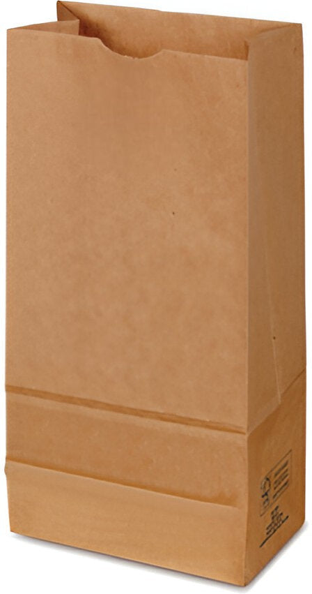 Duro - 8.25" X 5.31" X 13.375" Brown Paper Grocery Bags, 500/Bn - 18421