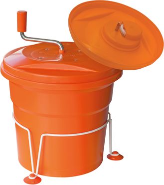 Dynamic - 17" Manual Salad Spinner SD92 with Cover Lid - E002.B