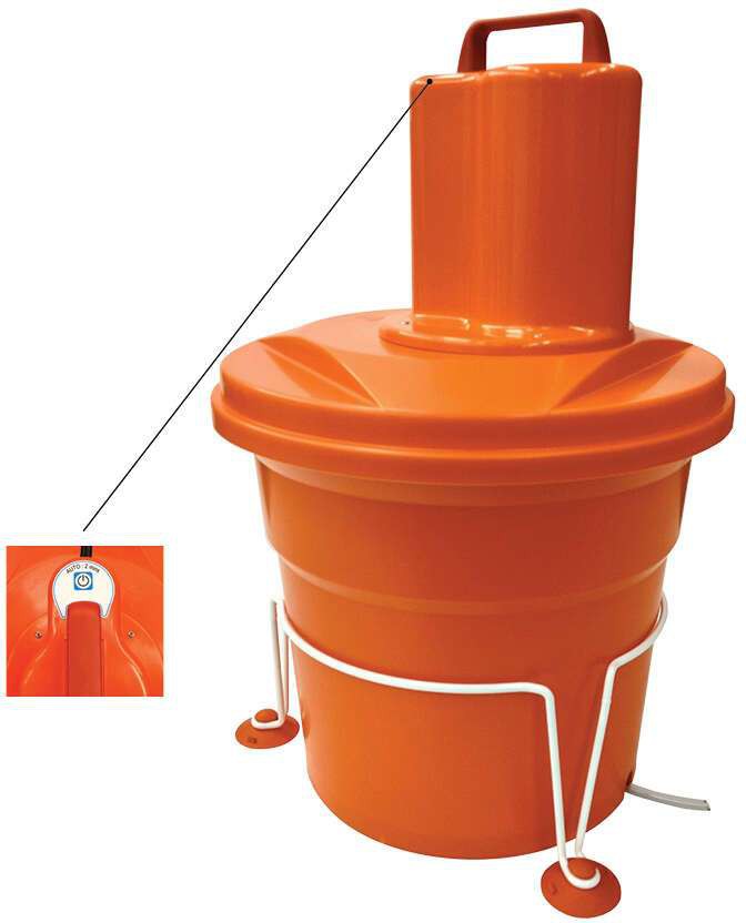 Dynamic - 240V 5 Gallon Electric Salad Spinner - E006.B.T