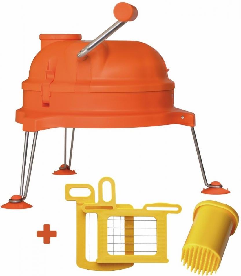 Dynamic - Dynacube Orange Manual Dicer with 14 mm Grid Set & Pusher - CL008