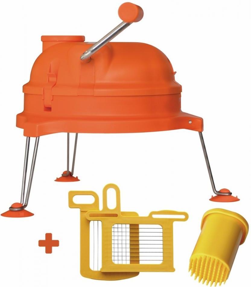 Dynamic - Dynacube Orange Manual Dicer with 7 mm Grid Set & Pusher - CL005