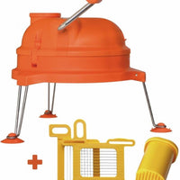 Dynamic - Dynacube Orange Manual Dicer with 7 mm Grid Set & Pusher - CL005