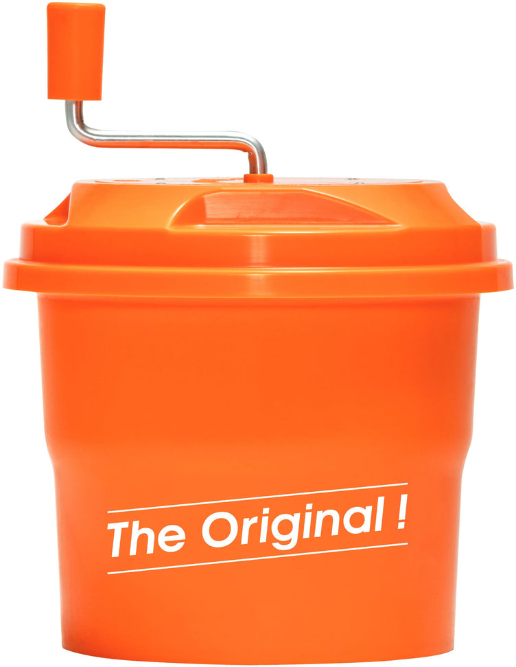 Dynamic - Manual Mini 1.25 Gal Capacity Orange Salad Spinner - E007