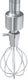 Dynamic - Power Pro Mobile Immersion Blender Whisk Tool - TB014