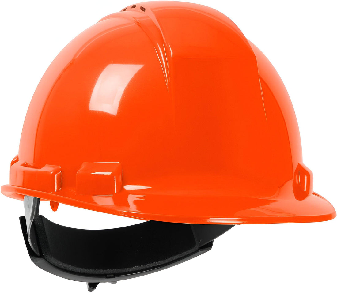 Dynamic Safety - Orange Whistler Hard Hat With Dynamic Ratchet, 12/Cs - DYNHP241R03