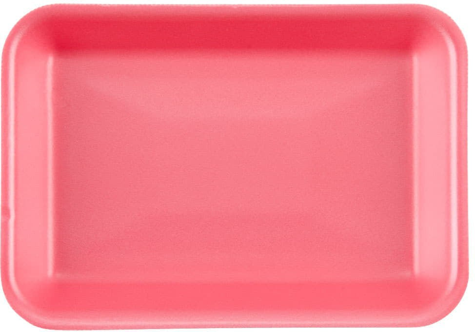 Dyne-A-Pak Inc. - 10.75" x 5.88" x 0.69" 10S Pink Foam Meat Trays,500/cs - 201010SP00
