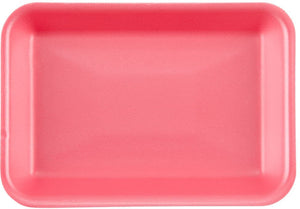 Dyne-A-Pak Inc. - 8.50" x 4.50" x 0.56" 17S Pink Foam Meat Trays, 1000/cs - 20101700