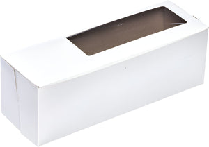 EB Box - 15" x 5" x 5" White Cake Boxes, 100/bn - 100332