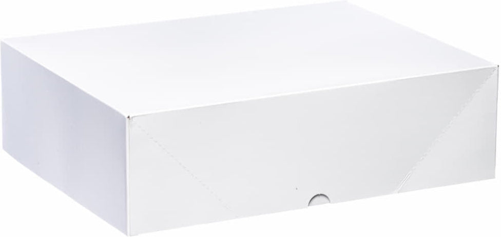 EB Box - 17" x 11" x 4" White Cake Boxes, 50/bn - 633