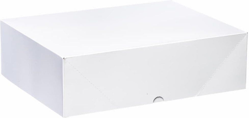 EB Box - 18.5" x 14.5" x 5" White Cake Boxes, 50/Bn - 1-4939 (Special Order Item)